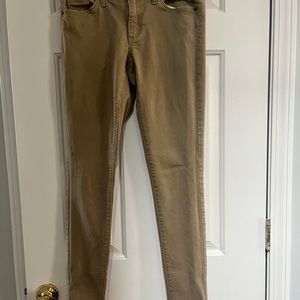 khakis tan size 4 never worn low rise universal thread